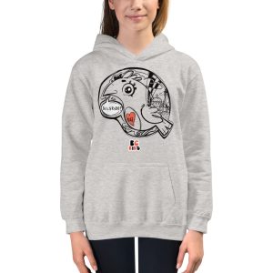 Kids Hoodie cartoon bird love