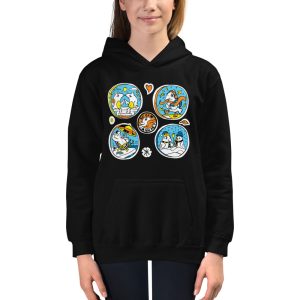 Kids Hoodie cartoon season bird
